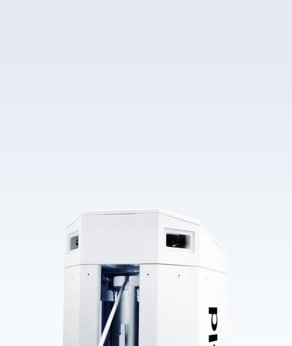 The Wingfield Box in front of a grey, neutral background.
